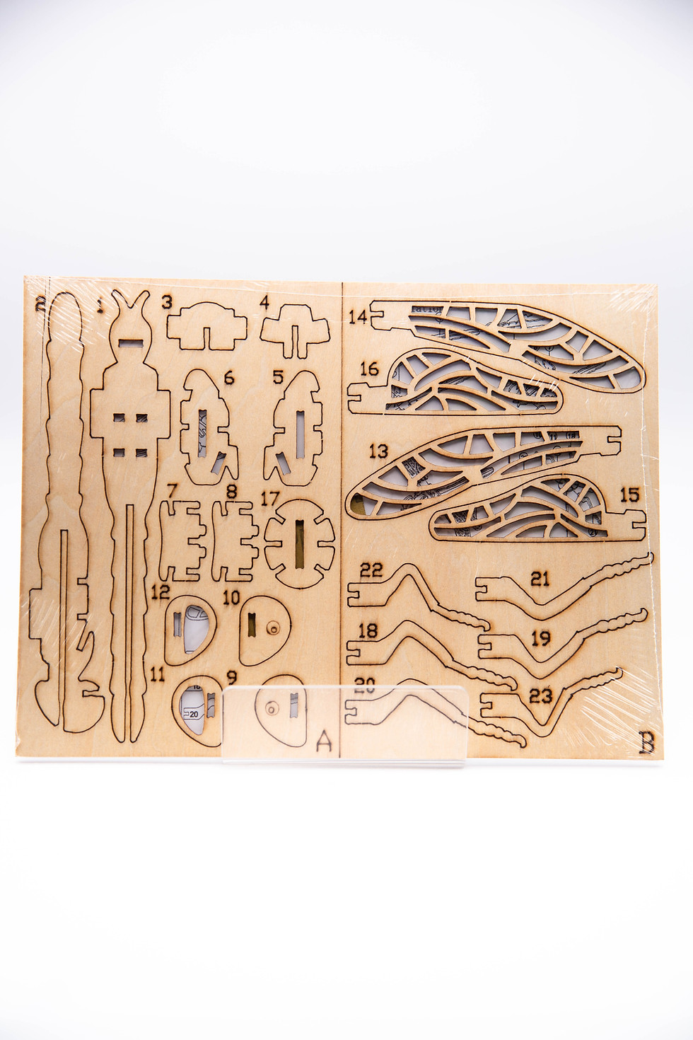 Thumbnail: Wooden Dragonfly 3D Puzzle Kit