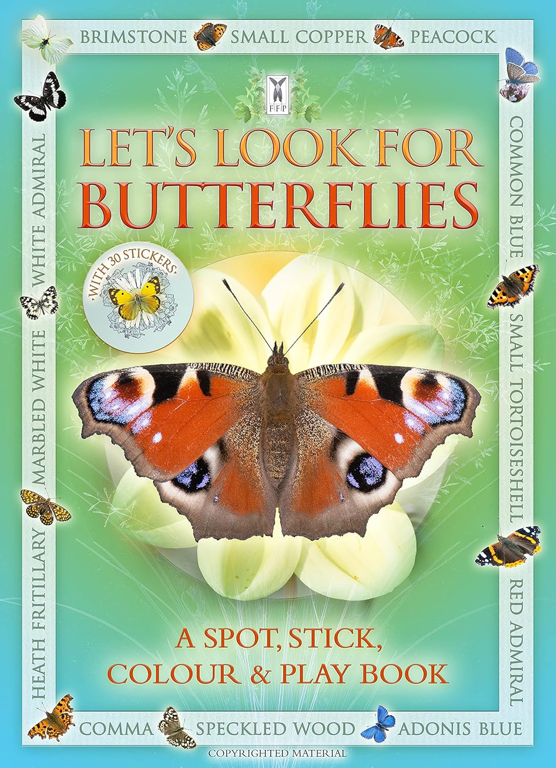 Let’s Look for Butterflies: A Spot & Learn, Stick & Play Book