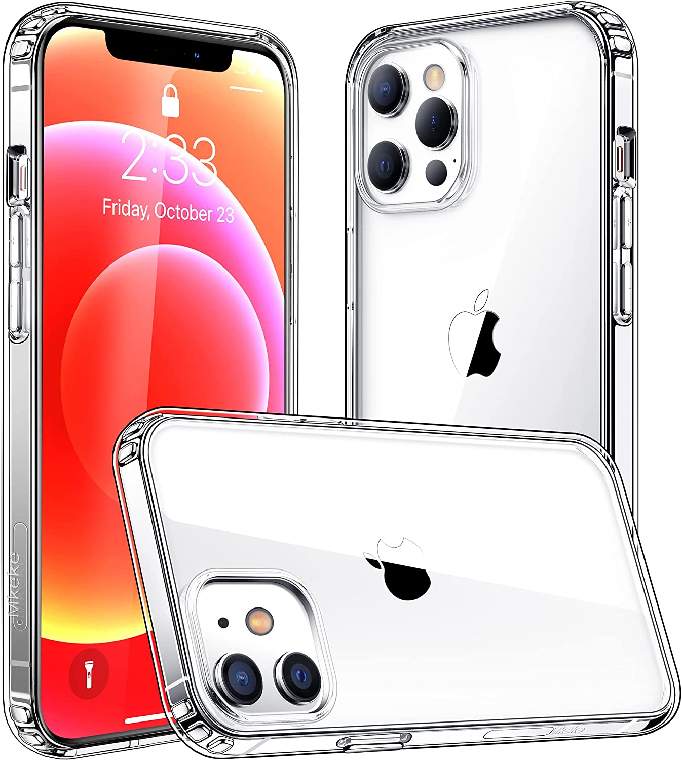 Compatible with Iphone 12 Case/Compatible with Iphone 12 Pro Case, Clear Shockpr