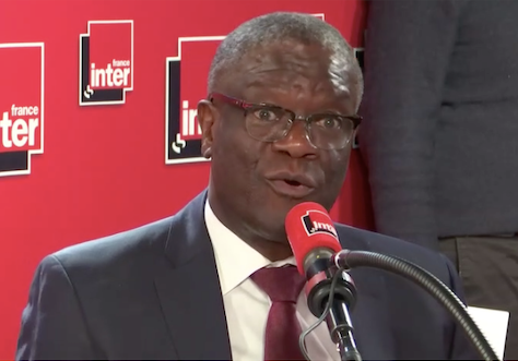 Les crimes sexuels : intervention ce matin du prix Nobel de la Paix 2018