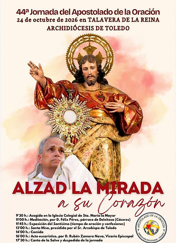 Cartel Jornada Diocesana del Apostolado de la Oración en Toledo. 2026
