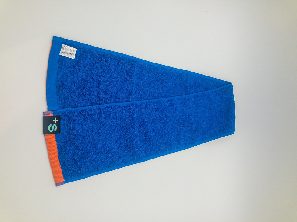 Thumbnail: +S scarf towel blue