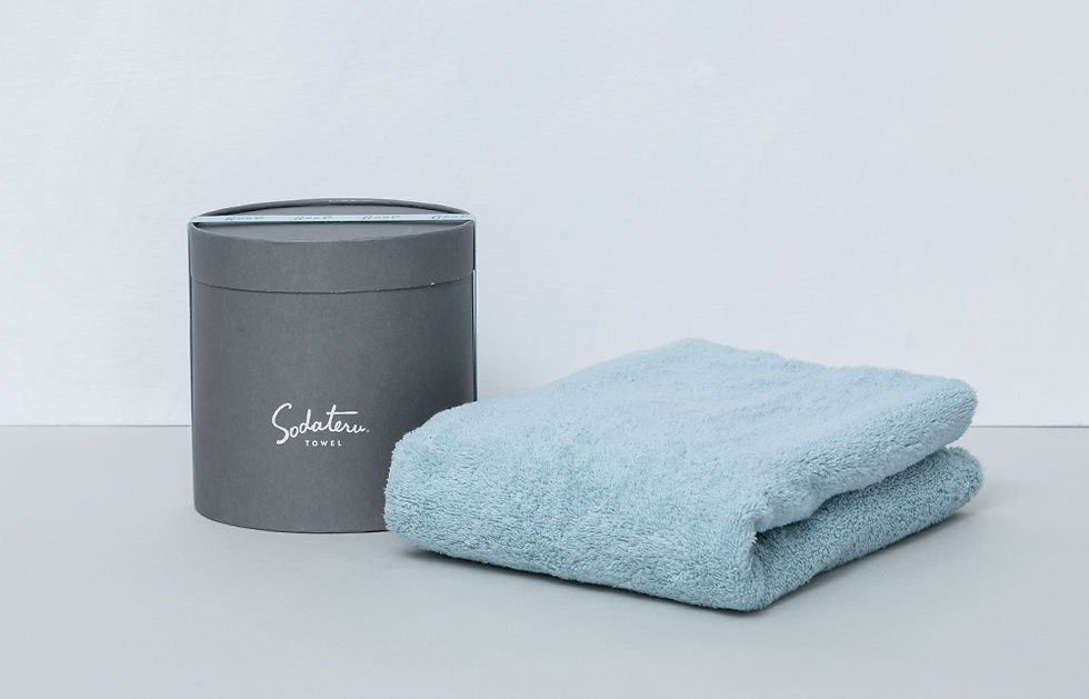 Thumbnail: feel bath towel fog blue