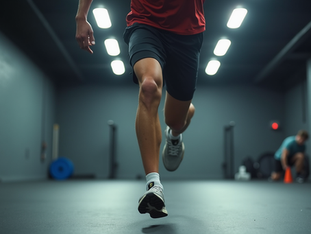 Football Athlete During ACL Reconstruction Recovery