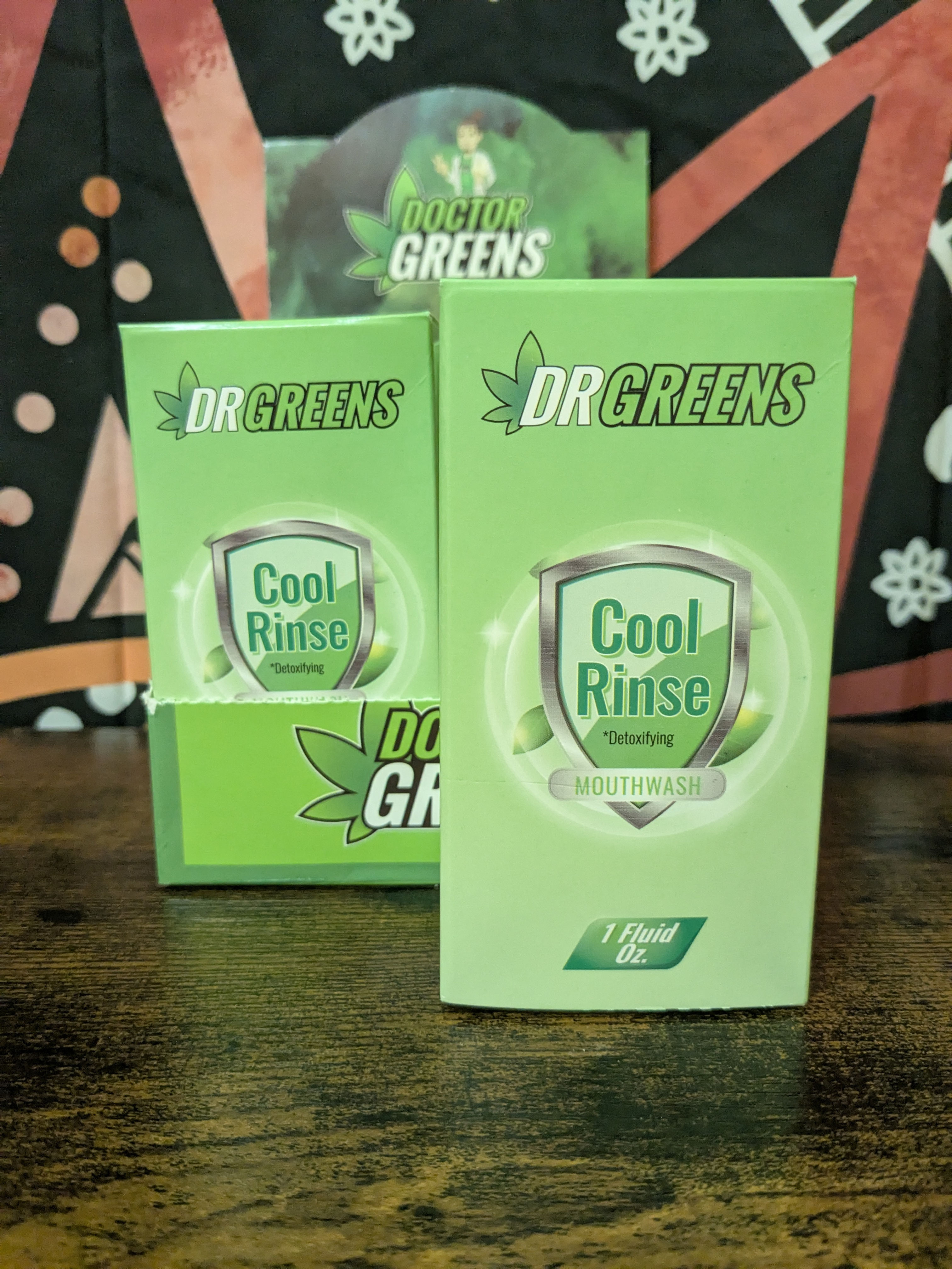 Detoxifying mouth wash- cool mint