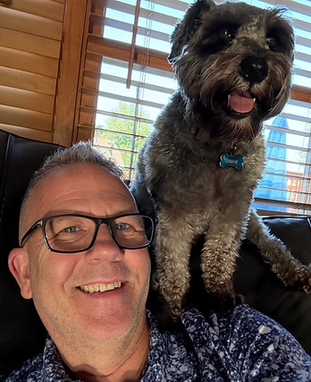 Joey and his dog