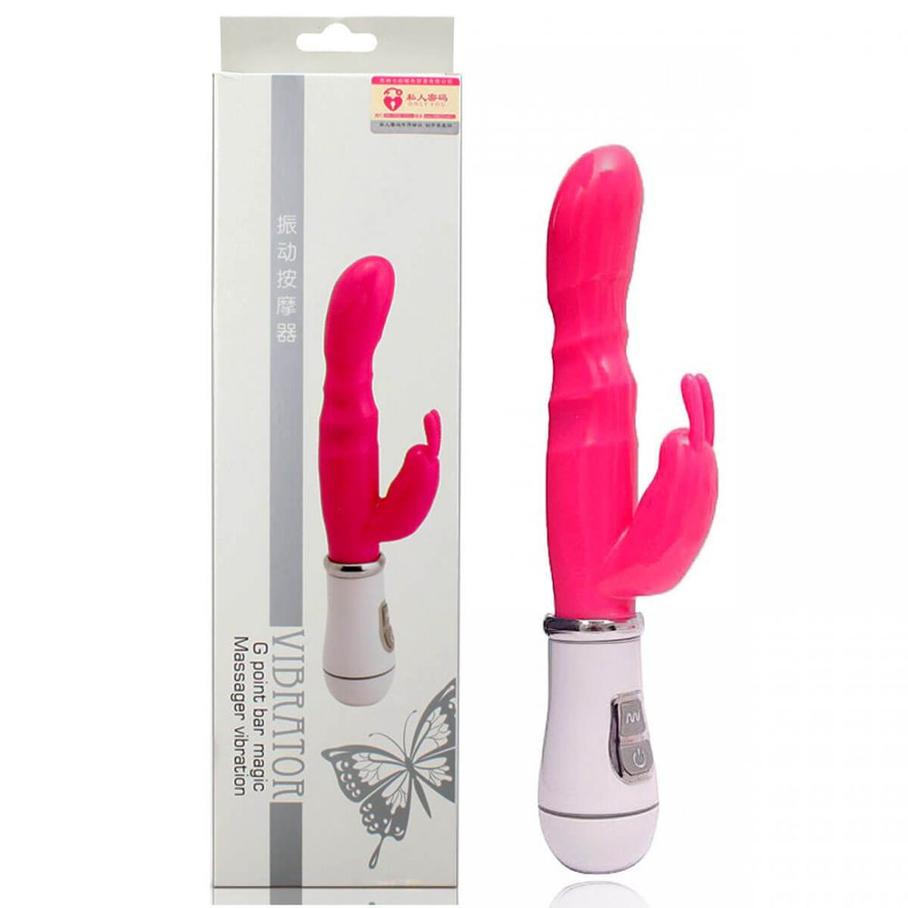 VIBRADOR PONTO G EM JELLY DUPLO COM 10 NÍVEIS DE VIBRAÇÃO