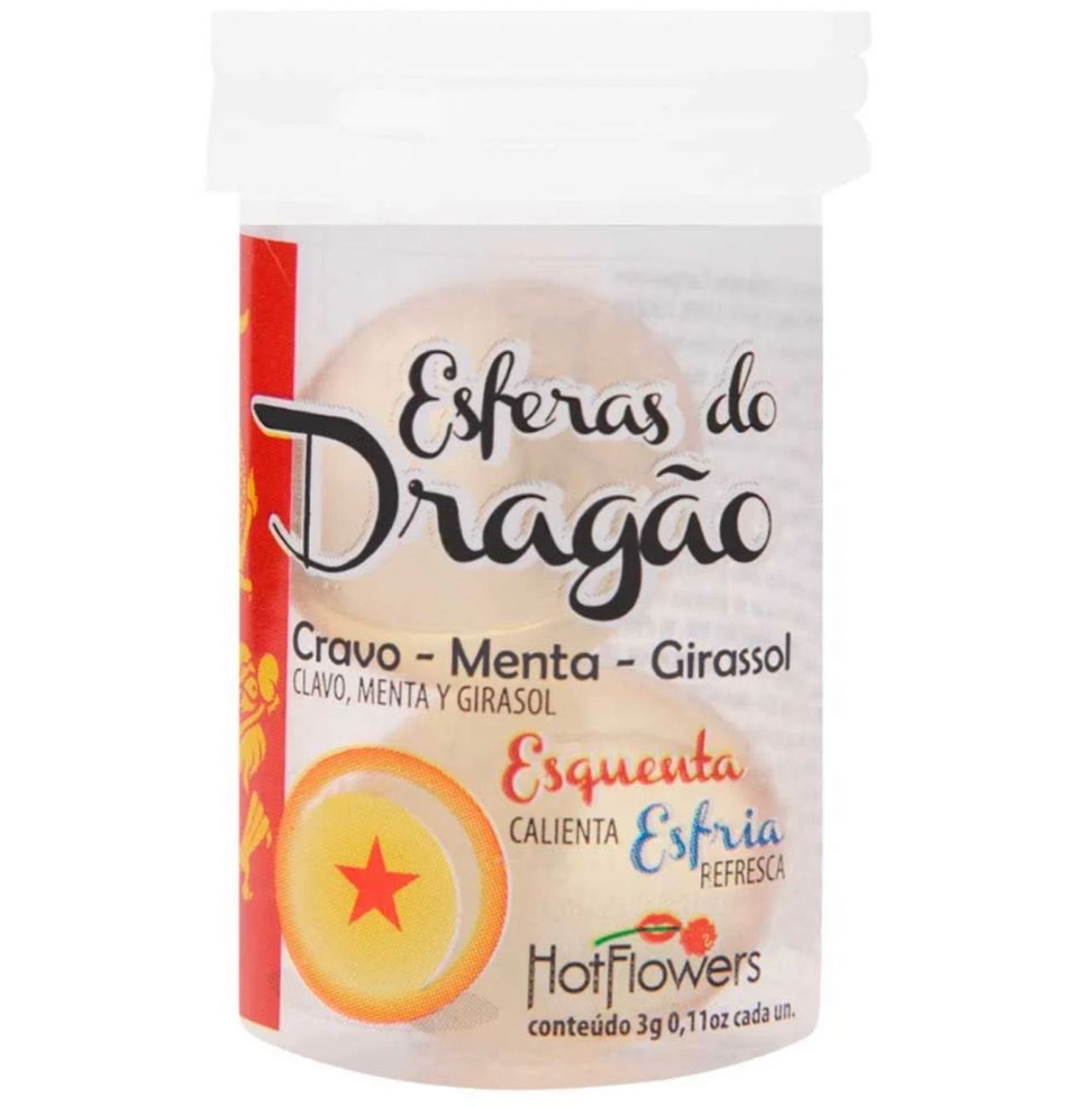 BOLINHA HOT Esféras Do Dragão Hot Flowers