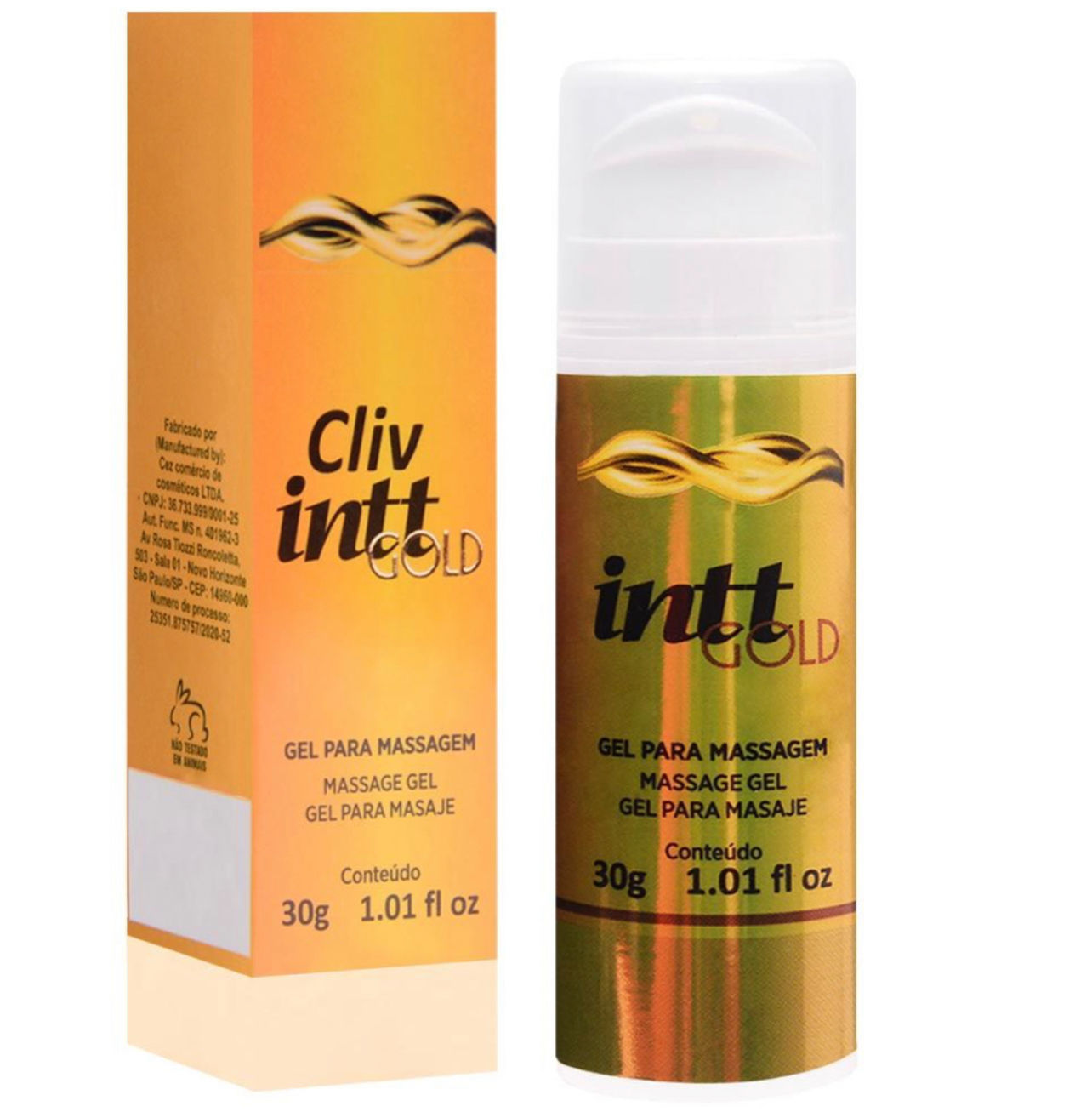 Cliv Gold Gel Super Anestésico Anal 30G Intt