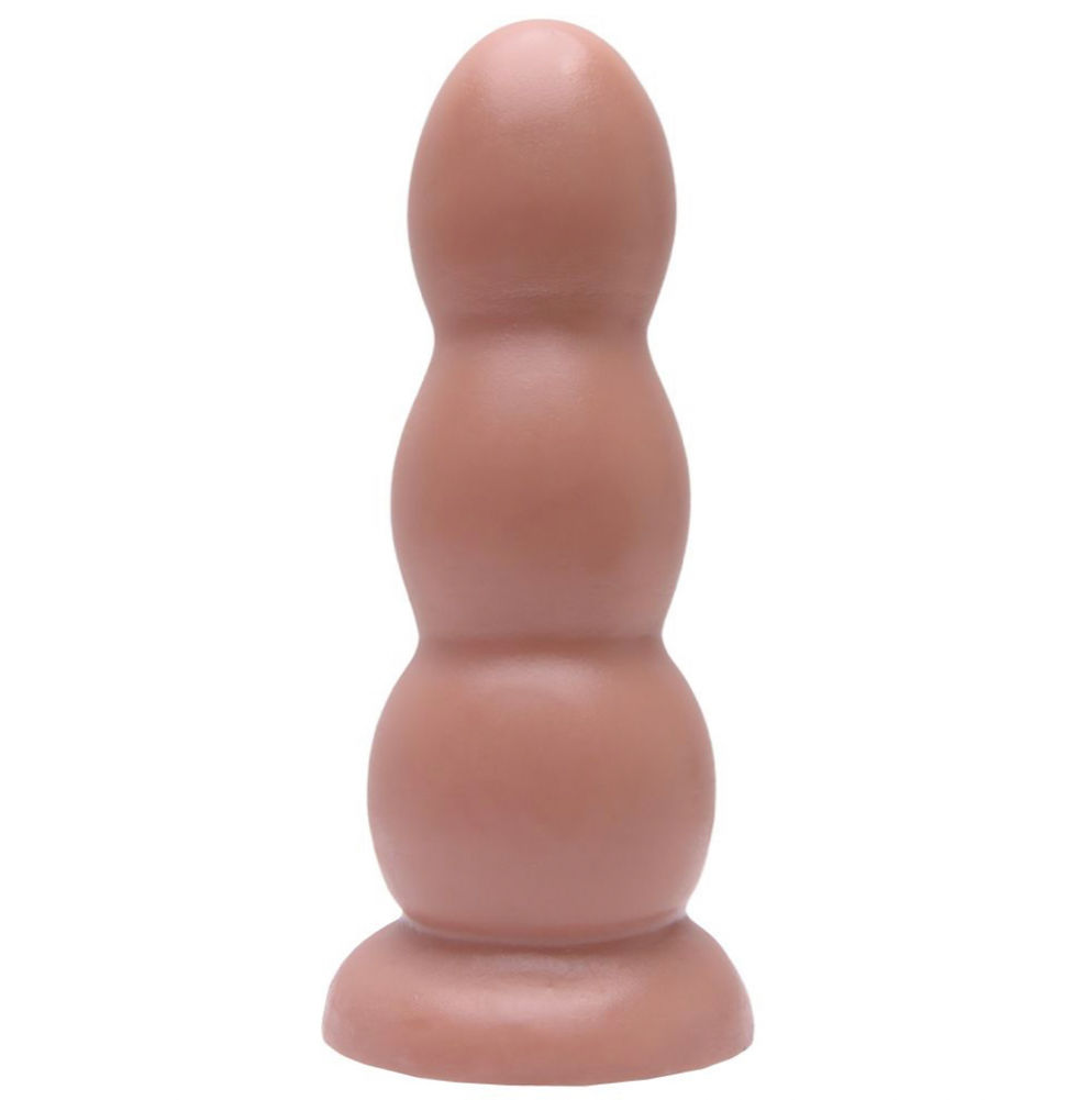 Miniatura: Plug Anal Maciço 16 X 4,5 ( cor bege)