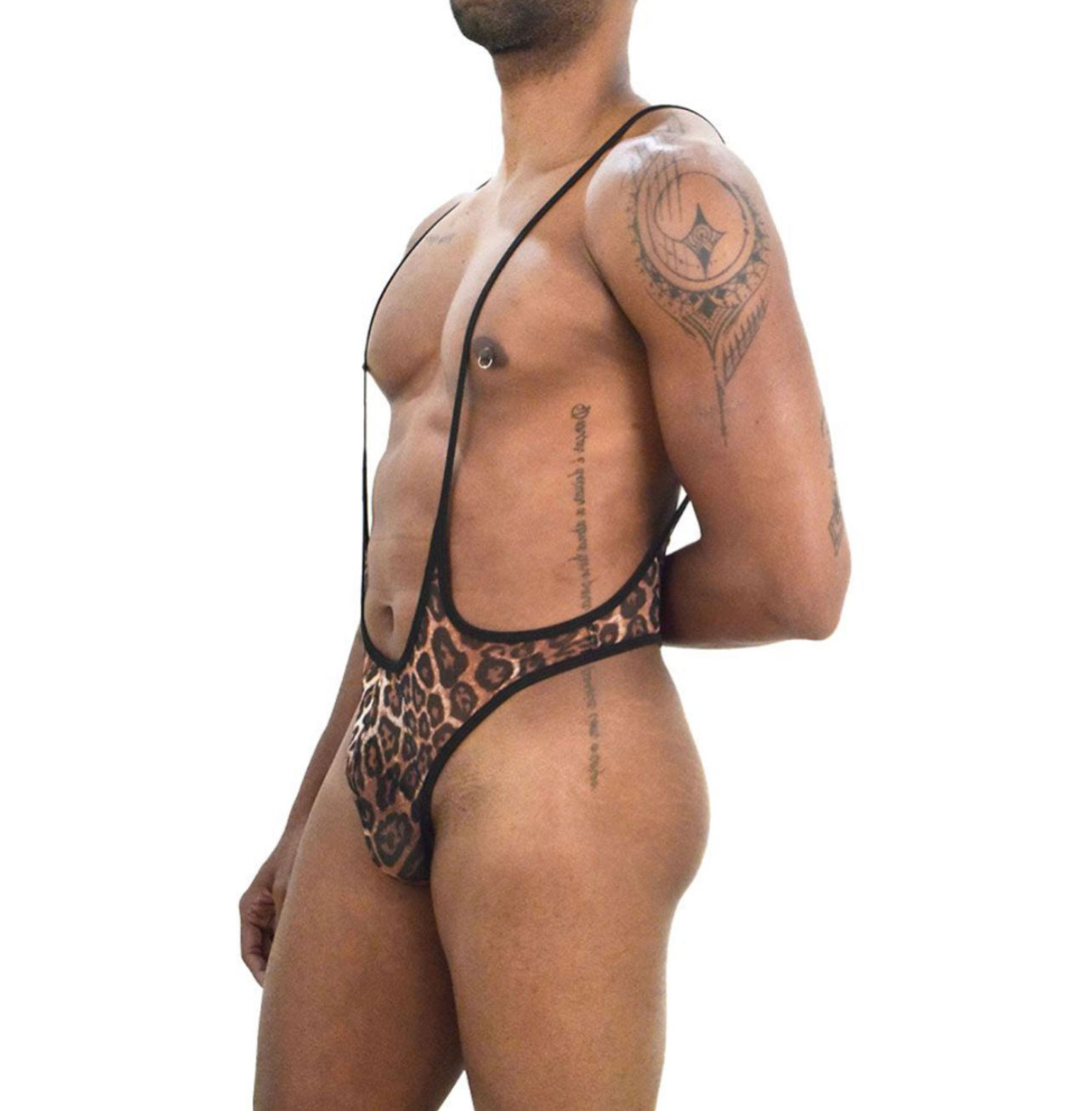 Body Em Tule Onça Com Regulador Sd Clothing