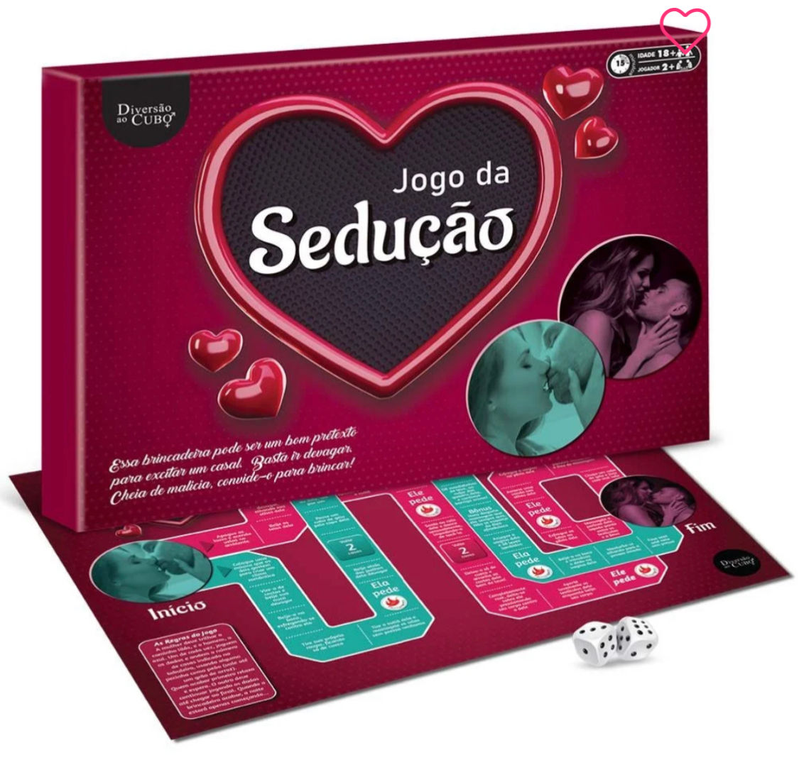 Jogo Da Sedução Tabuleiro Diversão Ao Cubo