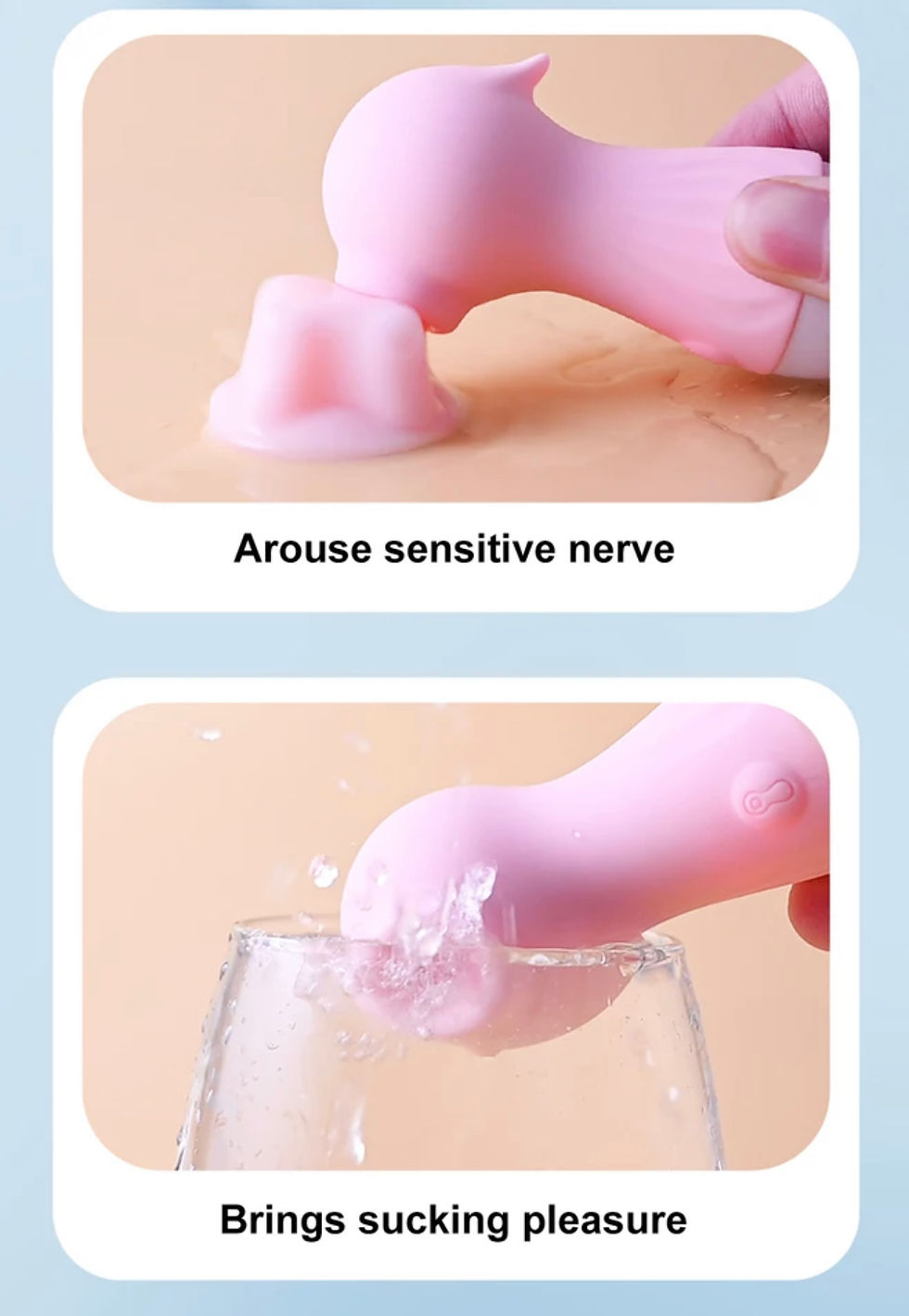 Miniatura: VIBRADOR SUGADOR CLÍTORIS LILO USB