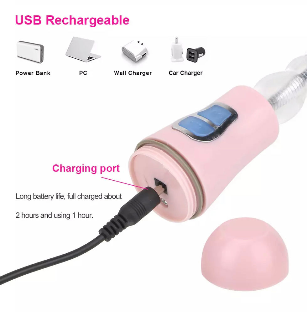 Miniatura: PLUG ANAL/VAGINAL  20 MODOS E RECARREGAVEL