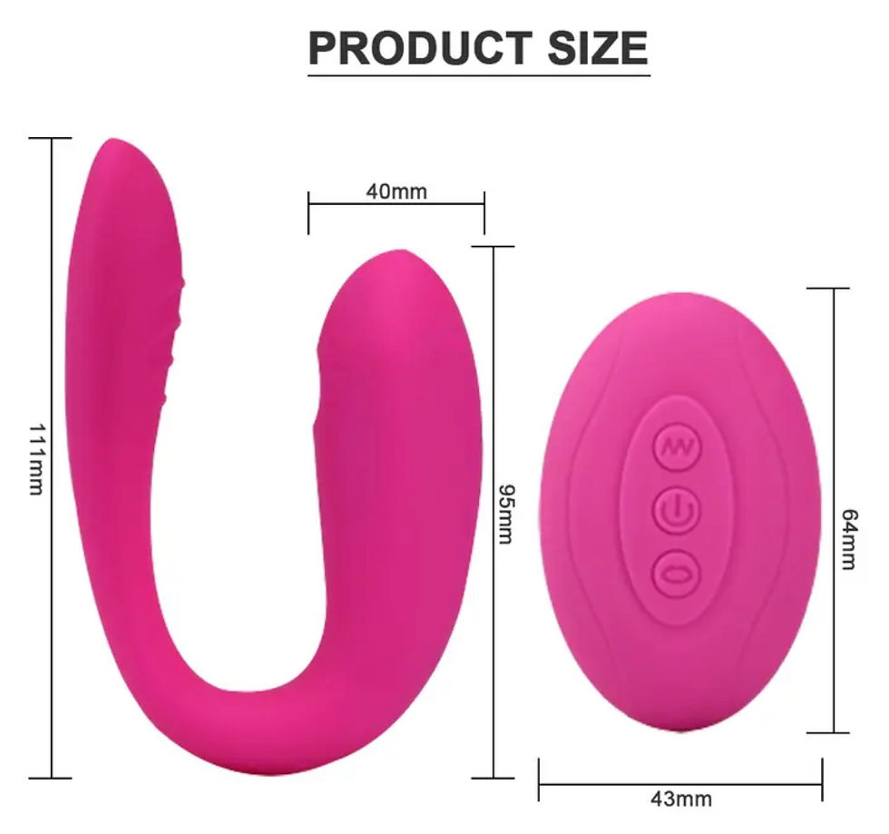 Miniatura: Vibrador e sugador para casal Mike