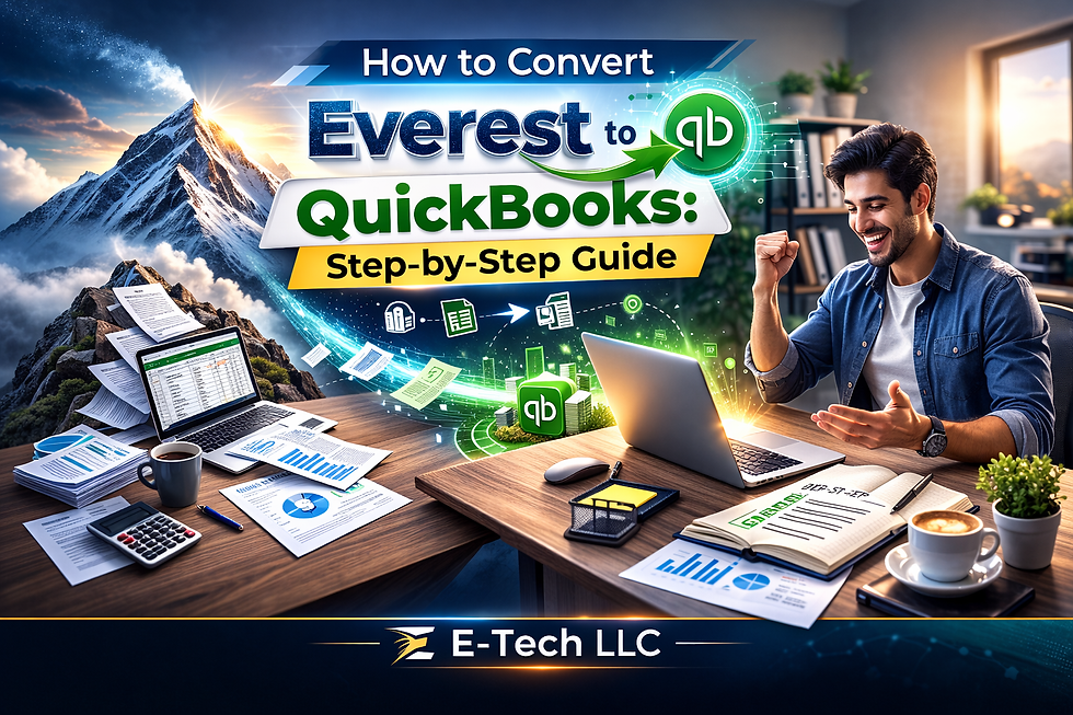 How to Convert Everest to QuickBooks: Step-by-Step Guide