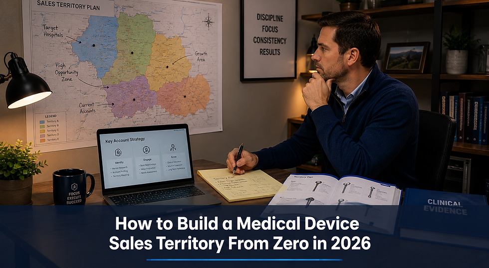 How to Build a Medical Device Sales Territory From Zero in 2026