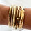 Thumbnail: Plain Gold Bangle