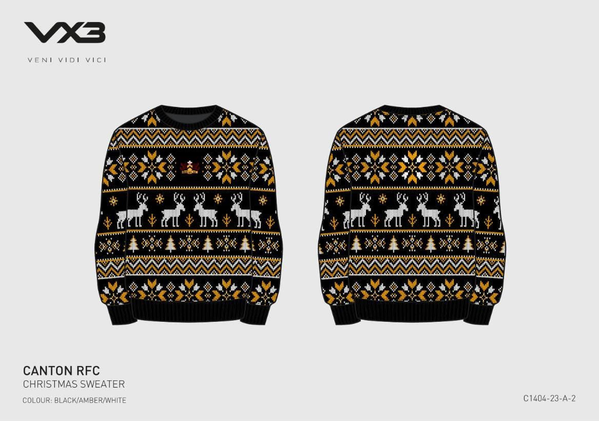 Canton RFC Adult Christmas Jumper 