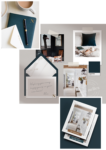 brand identity vision board mockup