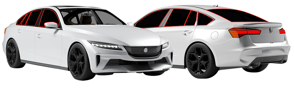 Toutes les vitres teintées