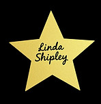 gold star with Linda Shipley written in the middle in black cursive.jpg