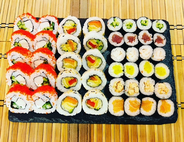 Arranged Food and Objects