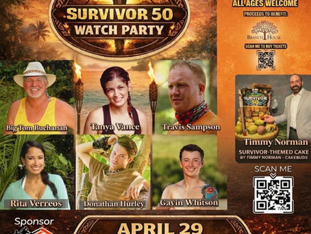 Join Us for an Unforgettable Night: Survivor 50 Watch Party Fundraiser