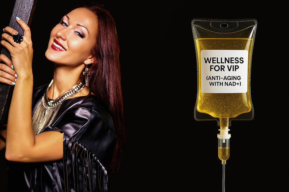 Wellness for VIP IV drip and NAD+, designed for anti-aging, cellular repair, and vitality, safely administered at home in Dubai by DHA-licensed healthcare professionals.