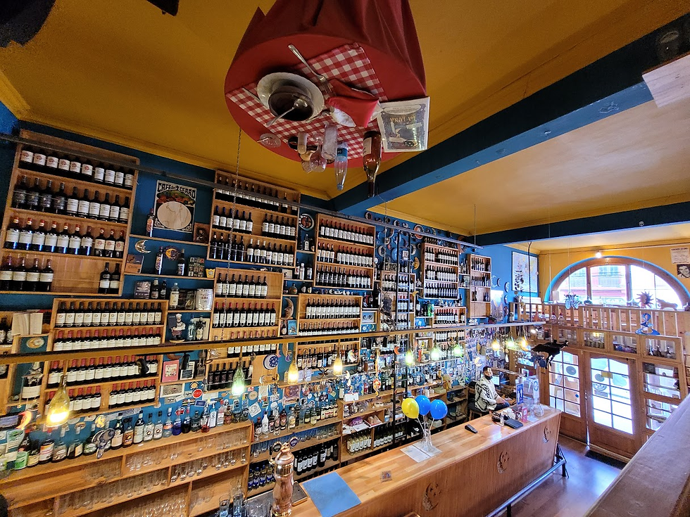 Restaurante La Luna. O Ceviche era fantástico.