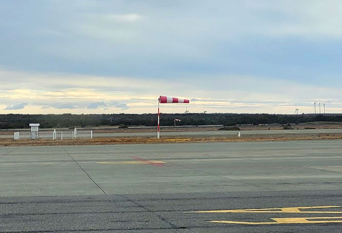 Biruta no aeroporto Presidente Carlos Ibáñez del Campo (PUQ)