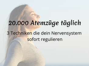Frau die Atmet und erleichtert ist. Atemübungen für Nervensystemregulation und innere Ruhe, In Munay