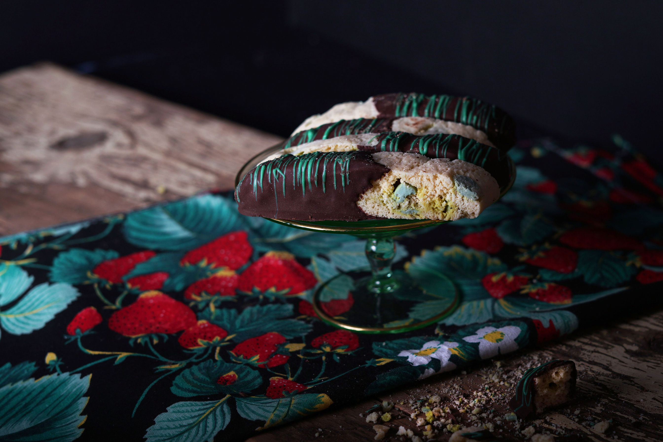 Mint & Creme Biscotti