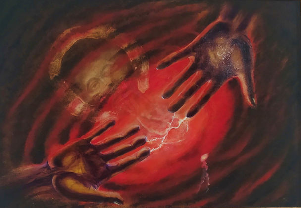 Hands 1990-2015 oil on cardboard 34x48.5.jpeg