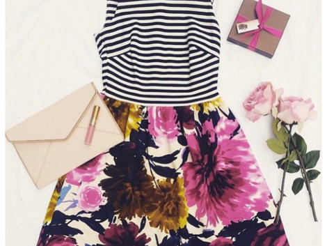 What a cute look for Valentine’s Day