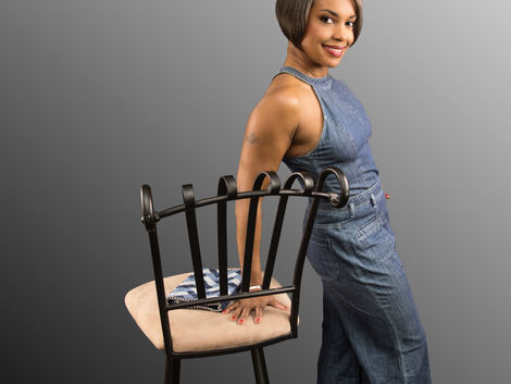 Denim and Sparkly Shoes