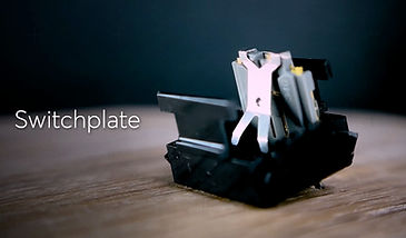 Alps SKCM Amber Switchplate