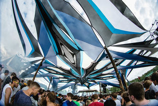 Crystal Blue | Textile Architecture | Locus Pocus Deco