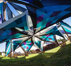 Mosaic Lunar | Textile Architecture | Locus Pocus Deco