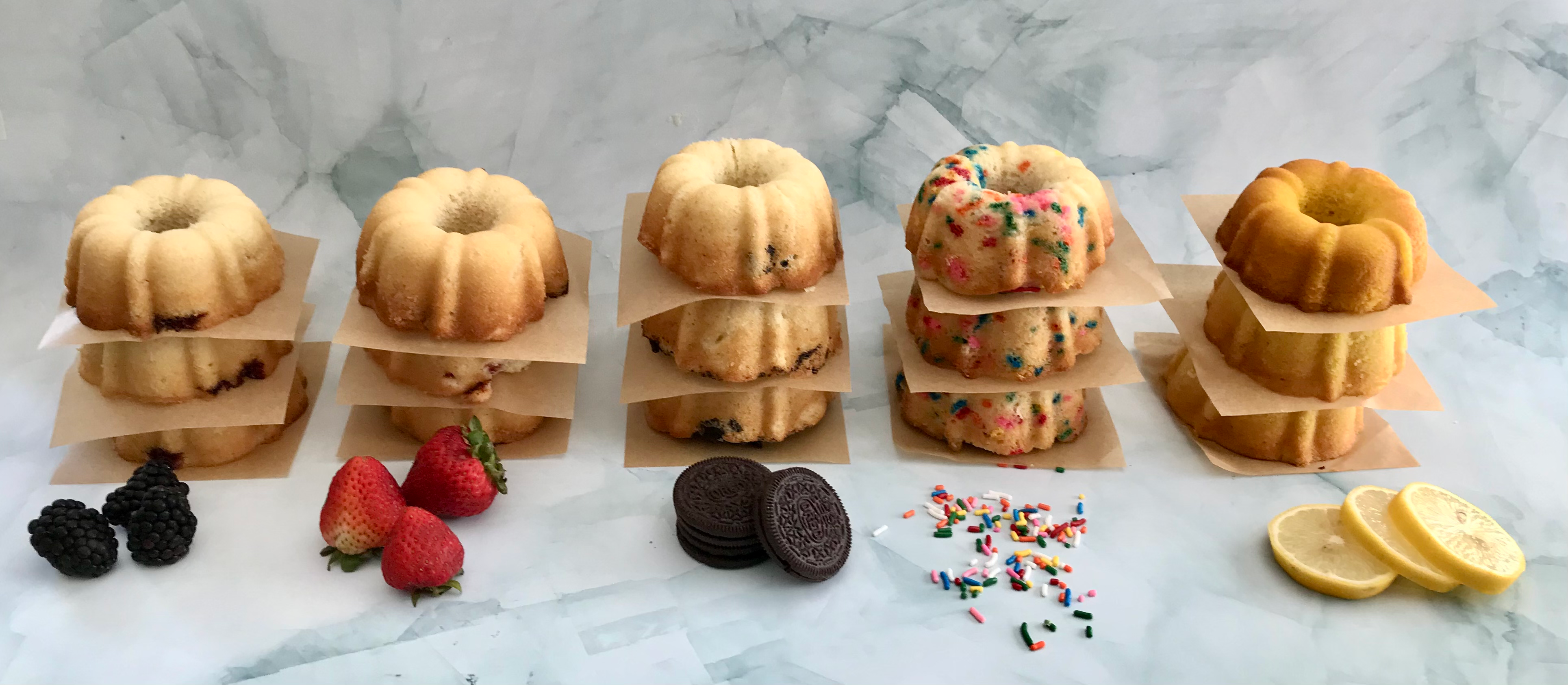 Itty Bitty Honey Bundt-Bundt Flight