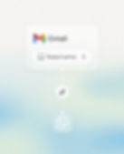 Un flusso visivo che mostra le notifiche della posta in arrivo di Gmail collegate a un logo di WhatsApp, che rappresenta un riepilogo automatizzato delle email per dispositivi mobili.