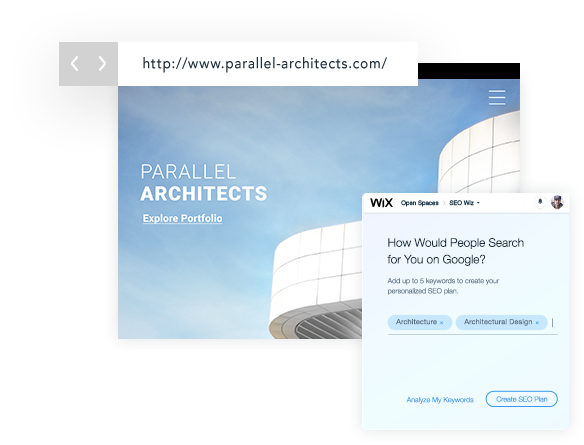 Wix SEO example of how to set up your SEO with Wix SEO Wiz tool