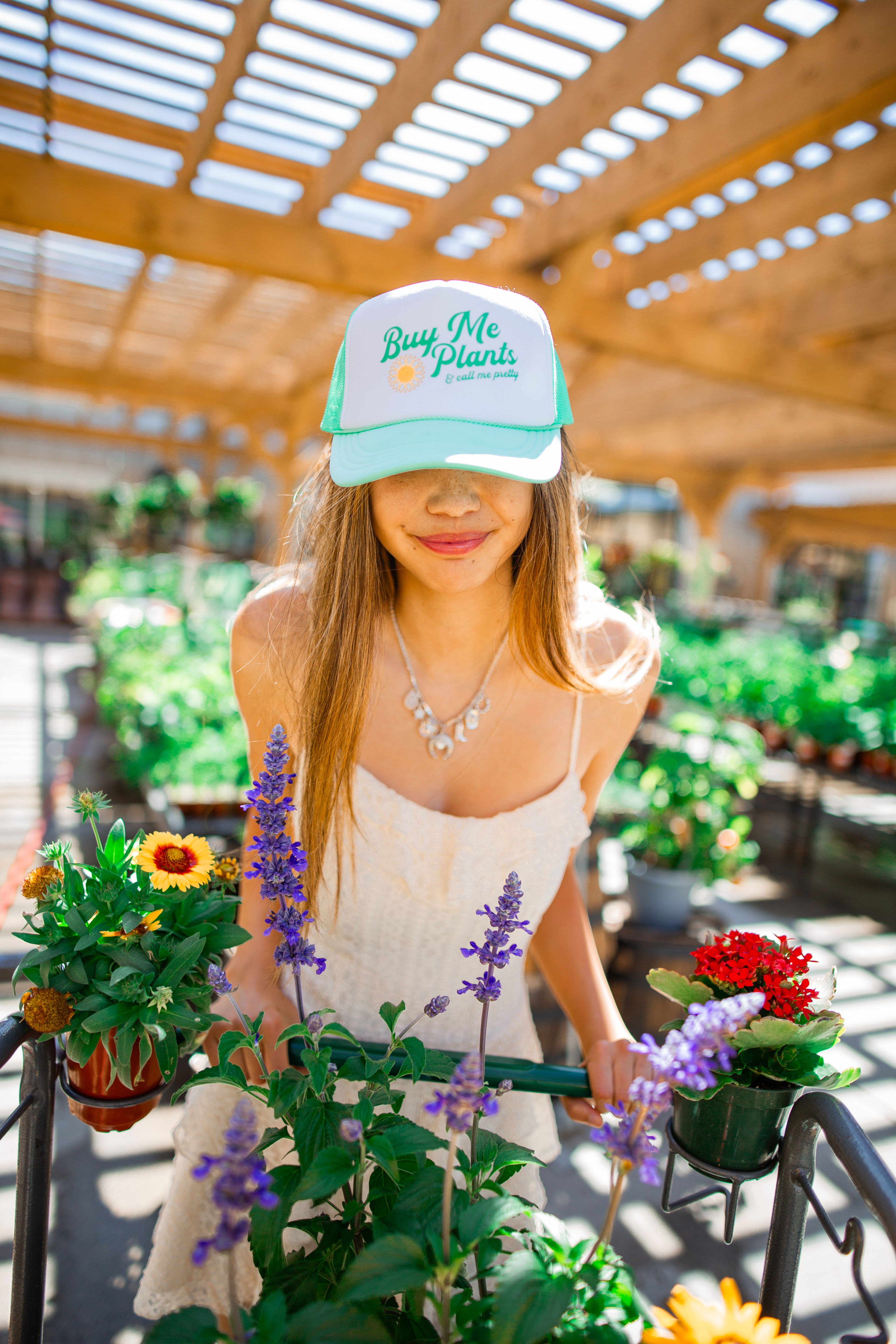 Buy Me Plants And Call Me Pretty Trucker Hat