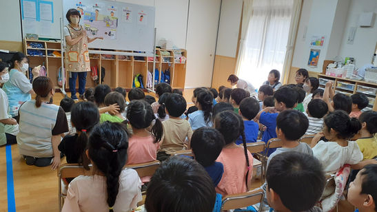 ふれあいしおどめ保育園の子どもたち
