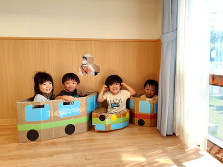 しおどめ保育園越谷の園児たち