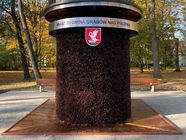 Okrągła tężnia w miejscowości Grabów nad Prosną