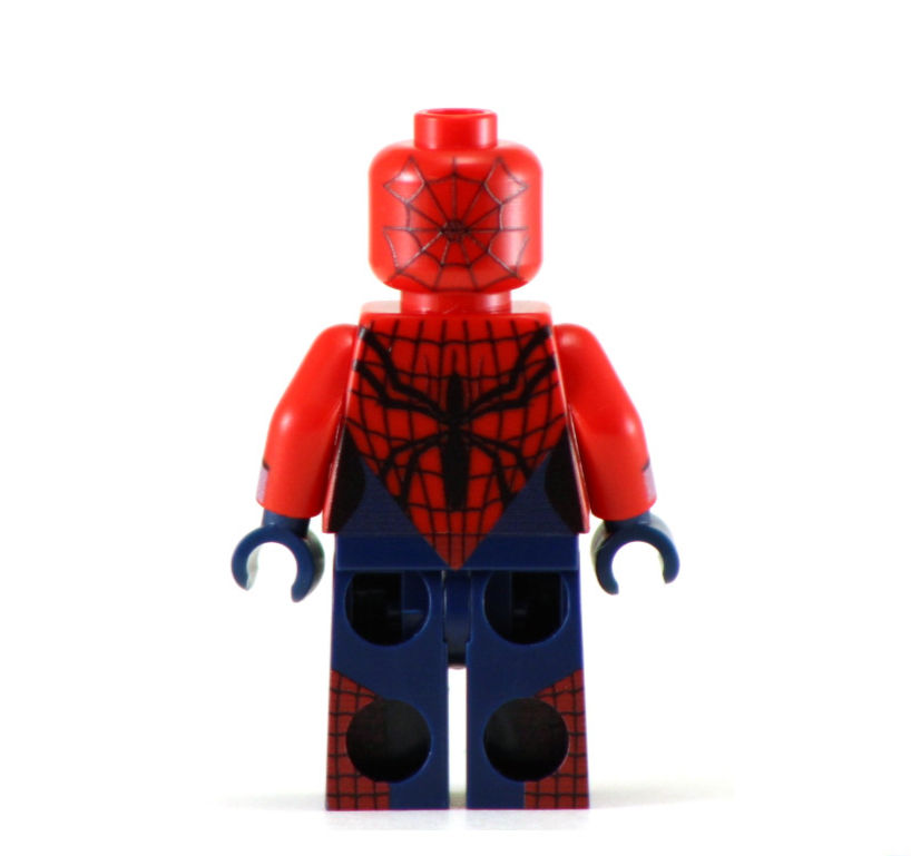 Thumbnail: Back Spider-Man custom building brick figure