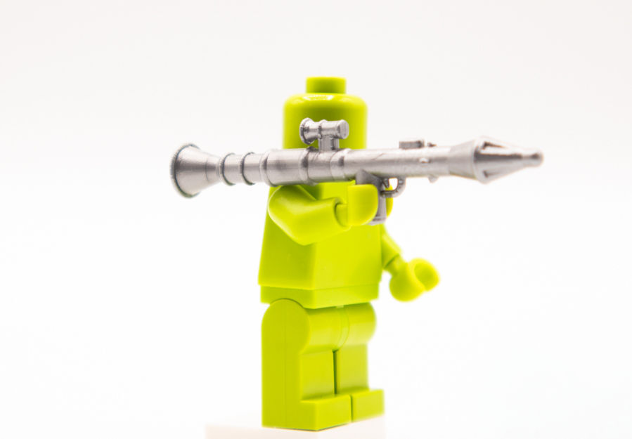 Thumbnail: RPG ROCKET LAUNCHER Custom Minifig Weapon!