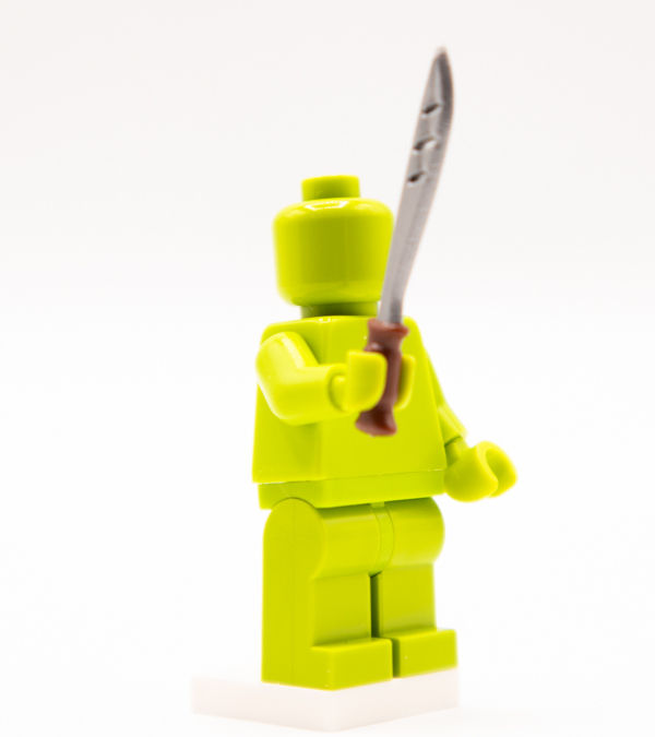 Thumbnail: OVERMOLD MACHETE for Custom Printed Building Brick Figure!