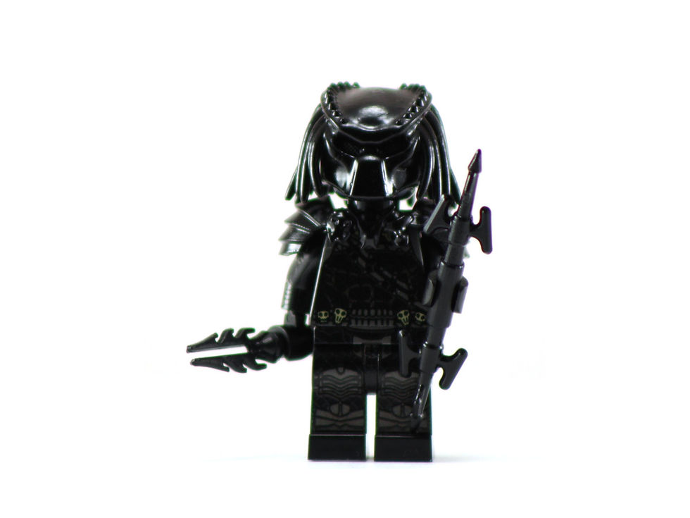 Thumbnail: PREDATORY HUNTER SHADOW WARRIORCustom Printed Building Brick Figure!